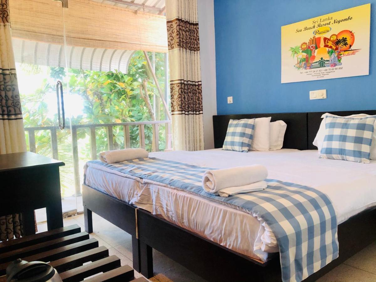 Sea Beach Resort Negombo Bagian luar foto